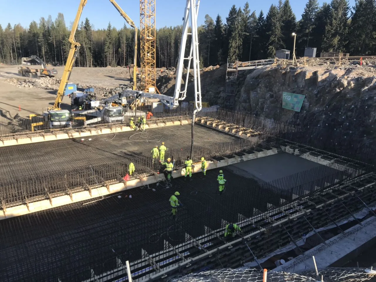 Concrete placement